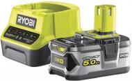 Комплект АКБ + Зарядний пристрій RYOBI ONE+ 18В 5.0 Ah RC18120-150